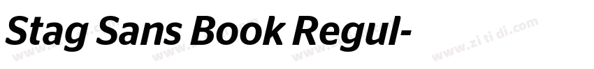 Stag Sans Book Regul字体转换